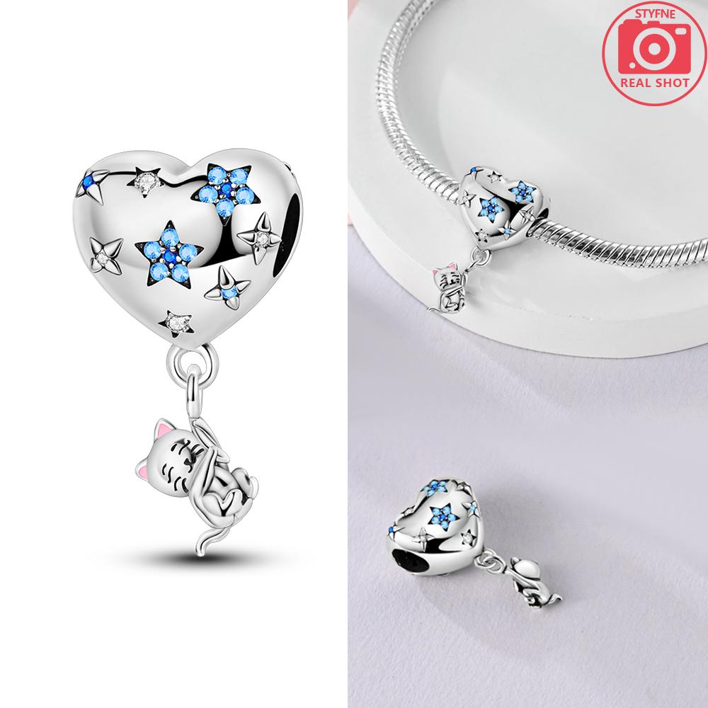 Original Copper Dragon Firefly Butterfly Puppy Heart Plane Travel Charms Beads Fit Bracelet Zircon For Women Gift
