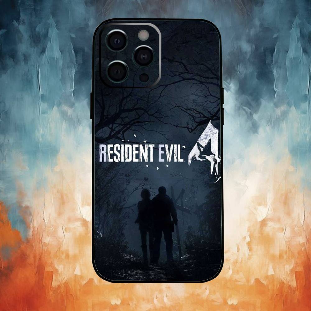 

Resident Evils Phone Case For iPhone17,16,15,14,13,12,11 Plus,Pro Max Soft Black Cover iPhone16