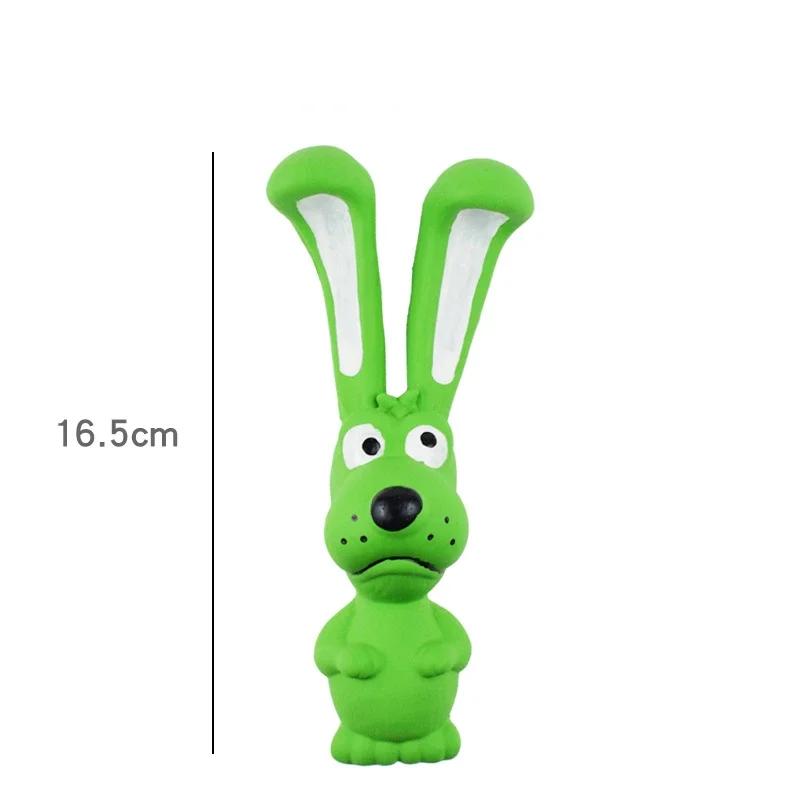 Latex Rabbit Dog Toys Chew Pet Toy Dog Supplies  Dogs Pets Accessories  Squeezable Squeaky Dog Toy  Puppy Accessories