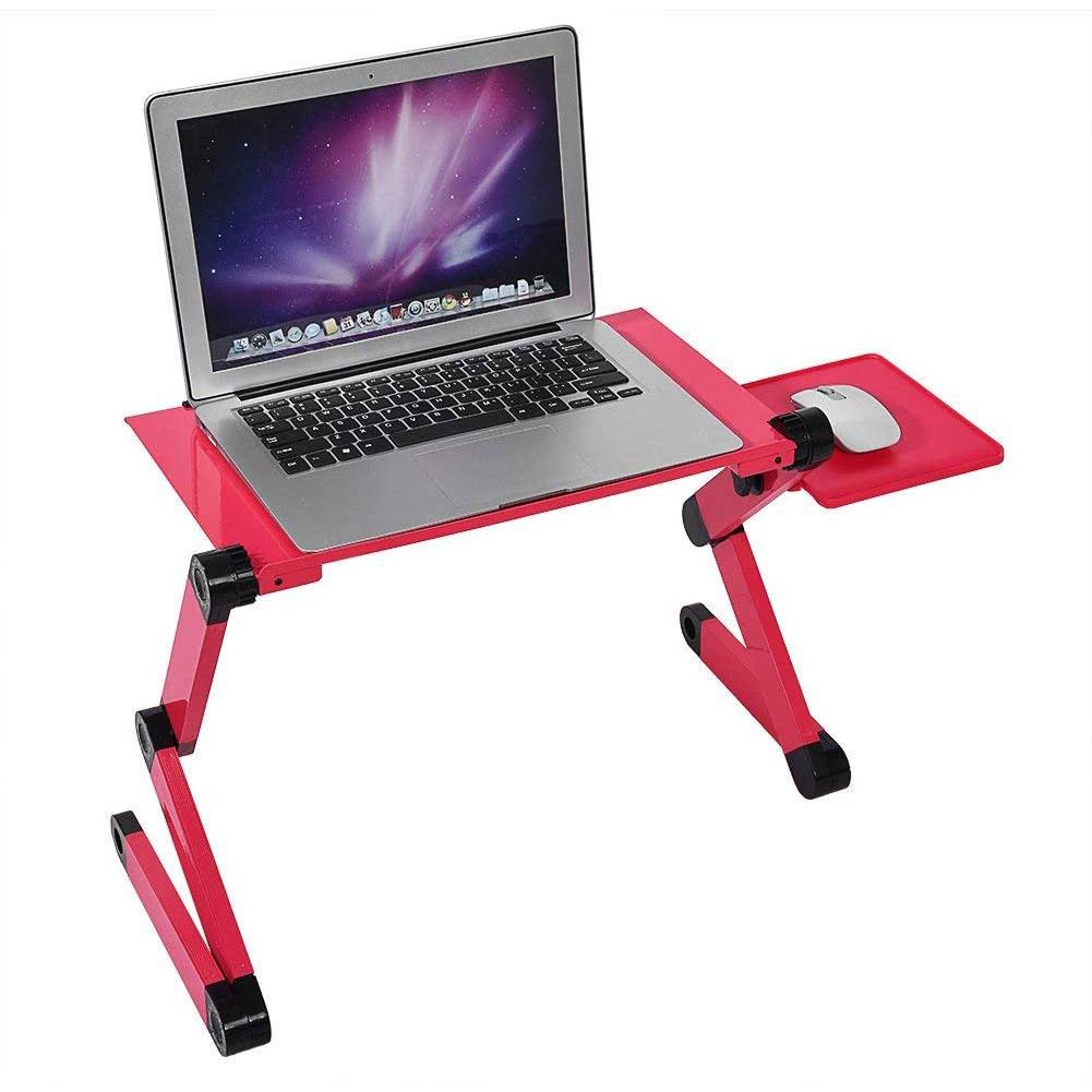 Portable Laptop Desk Notebook Stand Table Tray with Mouse Holder Sofa Bed