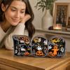 Wooden Halloween Letter Sign, 3D Multi-Layer Statue Decoration Ornament for Home Decor