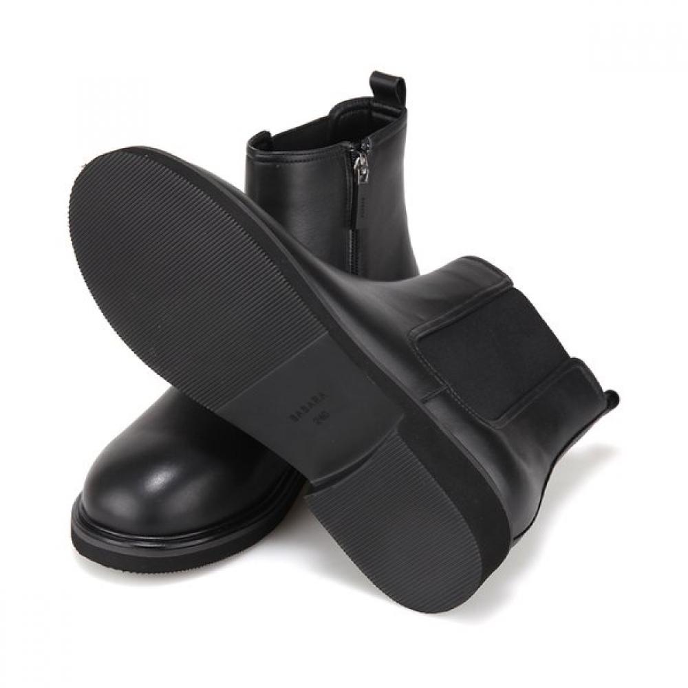 Barbara Leather Basic Chelsea Boots 3cm Bbj812