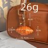 Keyring Simulated Food Key Chain Bagel Croissant Bag Accessory  Hanging Accessory