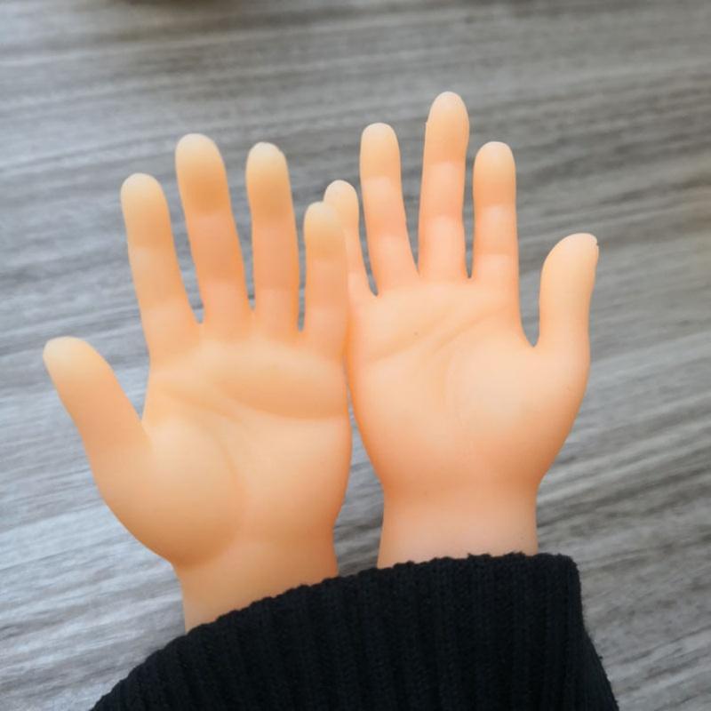 

Mini finger gloves, cat petting small gloves, silicone mini finger pet toys, puppet shows, comedy performances, party favors 1 pair жёлтый