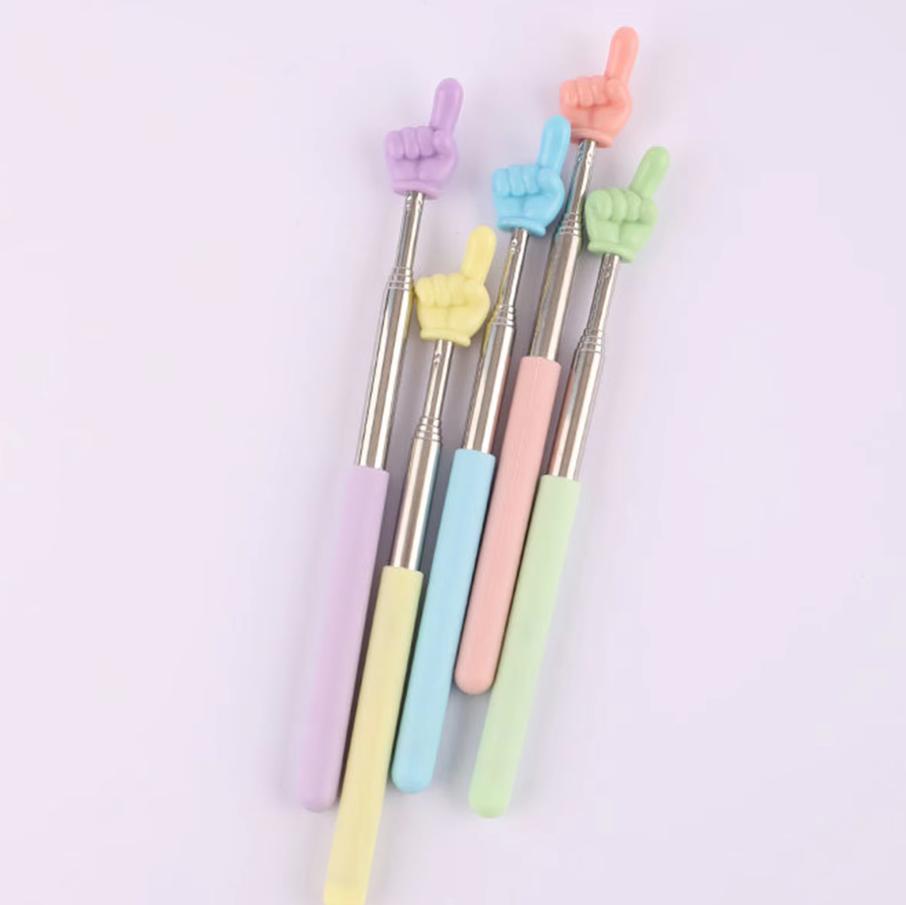 1 Stück Edelstahl Zeigefinger Studenten Lesestäbe Whiteboard Lehrzeigestäbe Handheld Presenter Lehrwerkzeuge