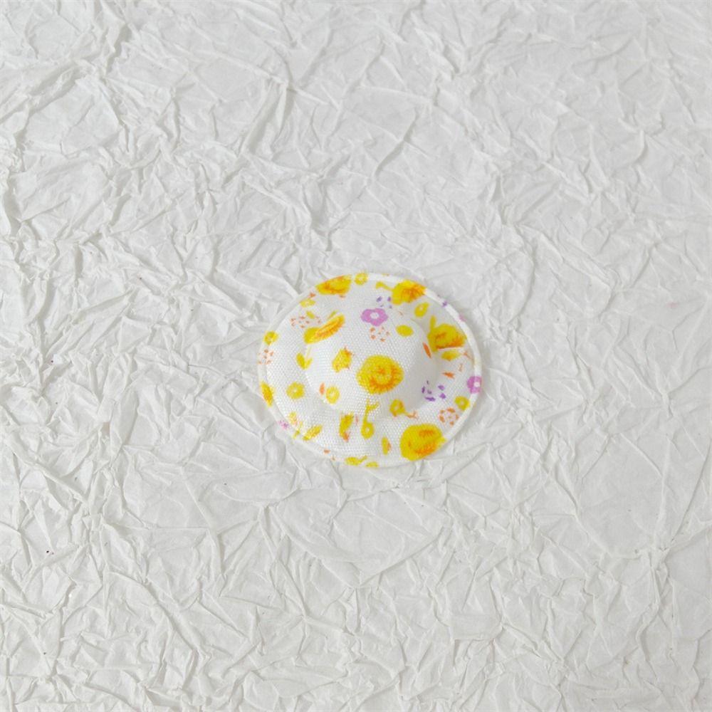 10PCS Mini Mini Cotton Doll Hat Hand Weaved Doll House Ornament Mixed Styles Small Cap Girls Gift