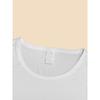 T-shirt alla moda da donna taglia europea con stampa floreale e tacco alto - Casual con scollo rotondo, Top Primavera/Estate/Autunno con Applicazione,