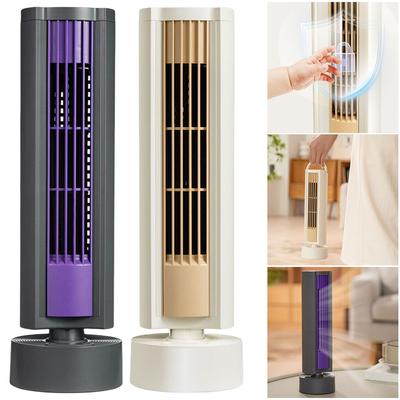 Tragbarer Turmventilator Klimaanlagenventilator 3 Geschwindigkeiten Blattloser Ventilator Leiser Oszillierender Ventilator Standventilator für Schlafzimmer Wohnzimmer Büro