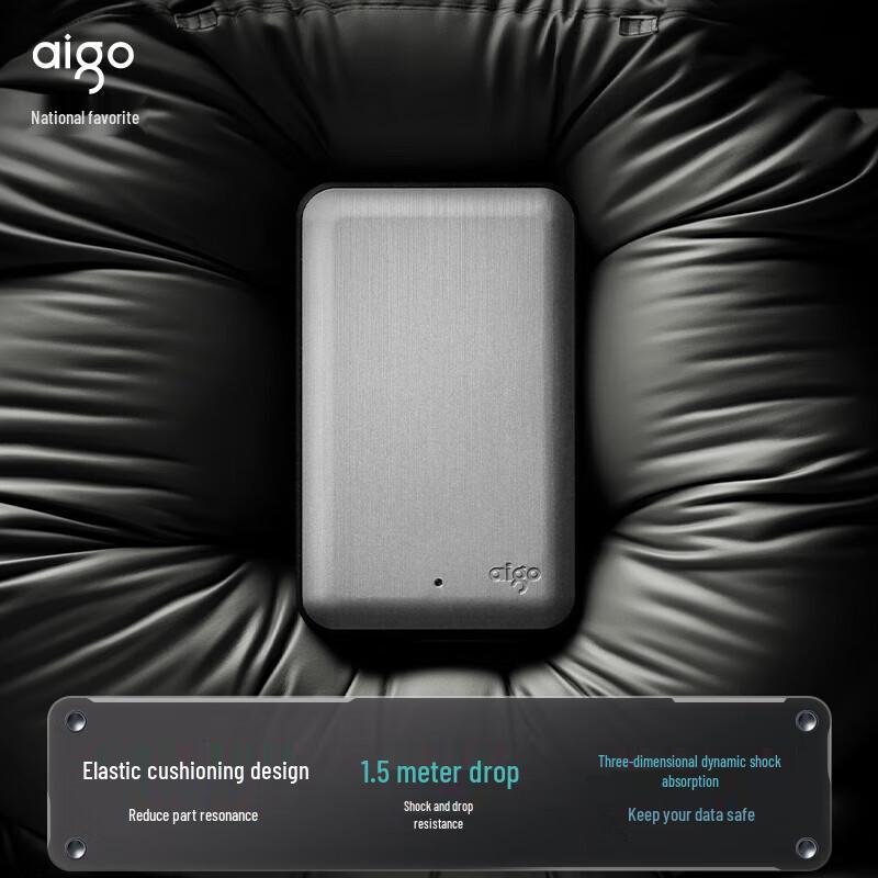 Disco Rígido Portátil AIGO 2TB HD808 USB3.0