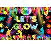 Splashing Graffiti Wall Glowing Decoration Background Banner Photo Hip-hop Birthday Happy Photography Party Background Wall16