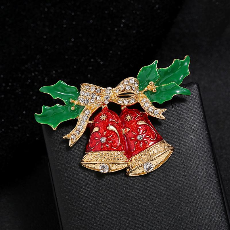 

1PC Жіночий Сніговик Ювелірні Вироби Подарунок Брошка Шпилька Кристал Rhinestone Ювелірні Аксесуари Різдвяні Брошки Елегантний Дід Мороз