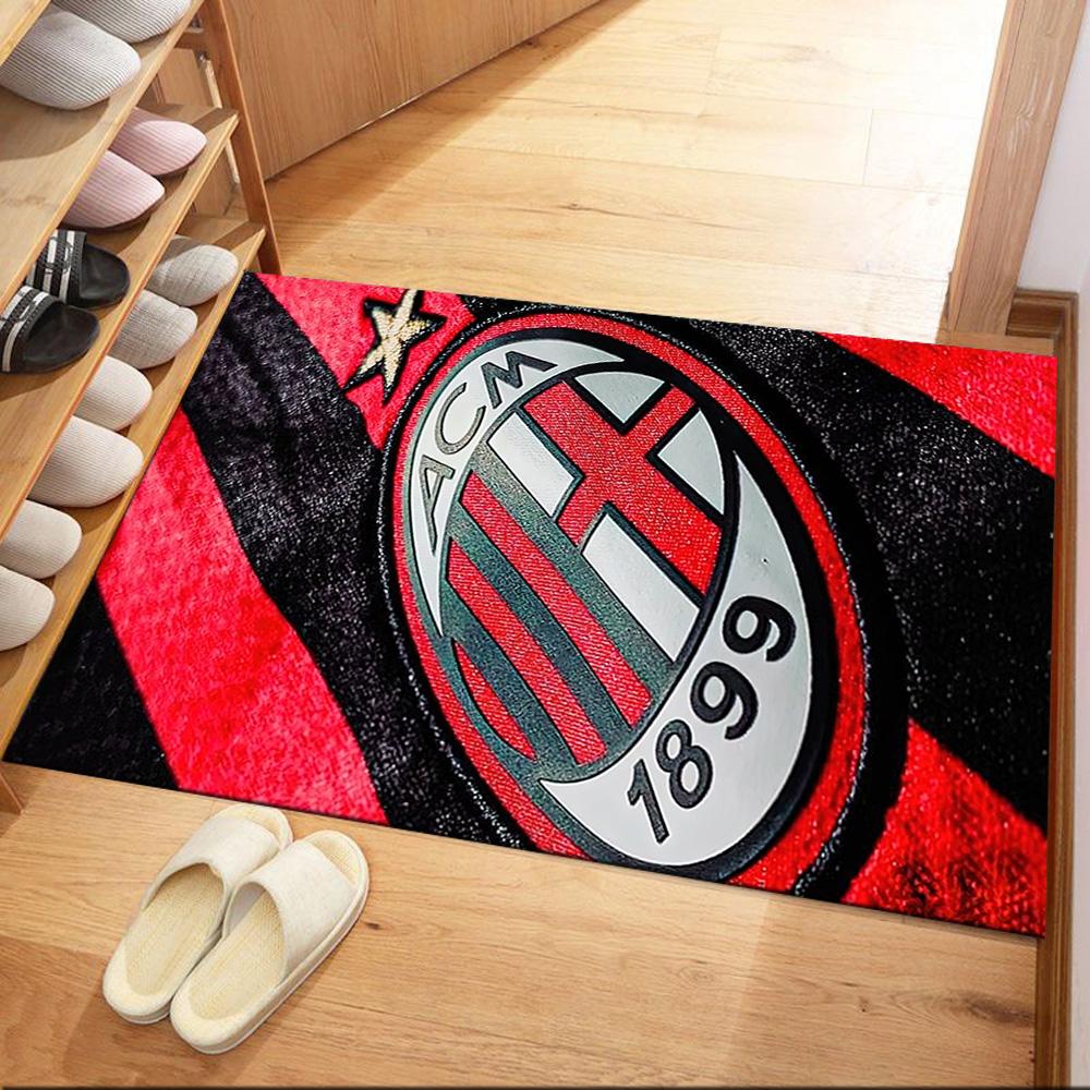 Ac Milan Carpet Design For Dormitory Bedrooms Decorate Room Foyer Antislip Carpet Office Home Decor Perfect Gift For Valentine'S Wedding Birthday