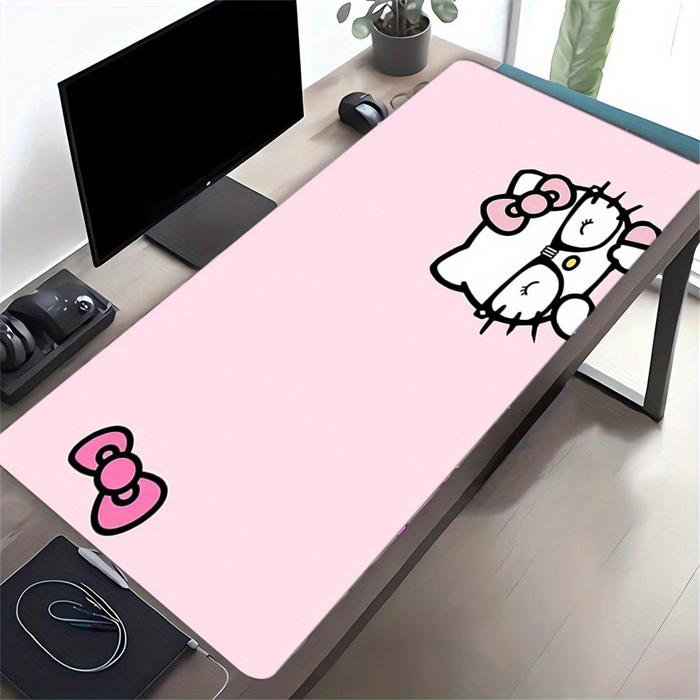 Hello Kitty, Glasses Themed XXL Mouse Pad - Non-slip Rubber Desk Mat for Gaming and Office Use, Multi-Function Keyboard 0826094a