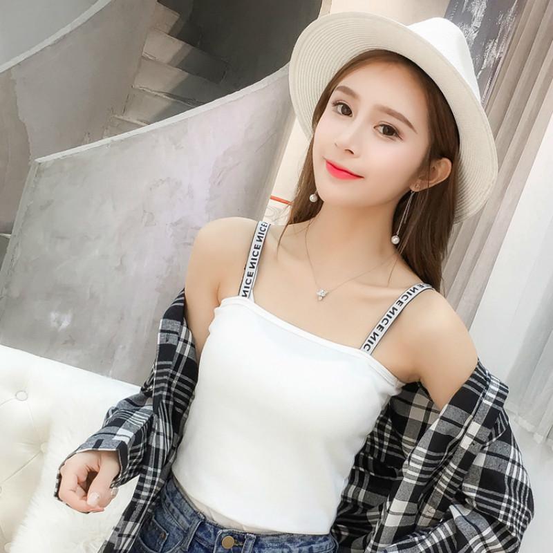 Spring and Summer Women's New Vest Slim Camisole Bottoming Shirt
