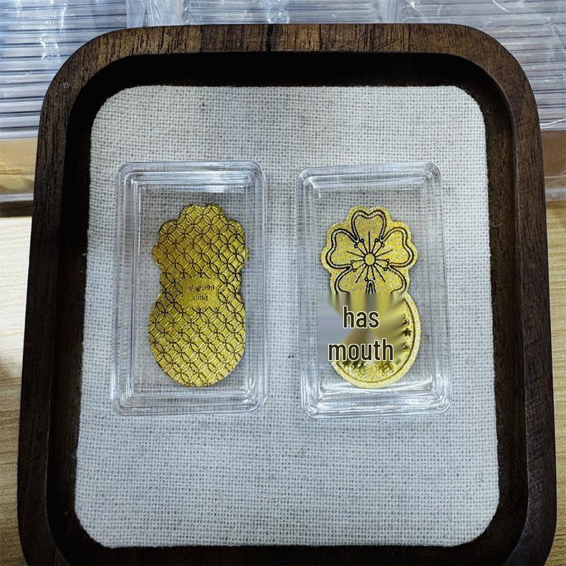 Pure Gold 999 Wealth-Boosting Mobile Phone Sticker - 2mg Gold for Daily Prosperity