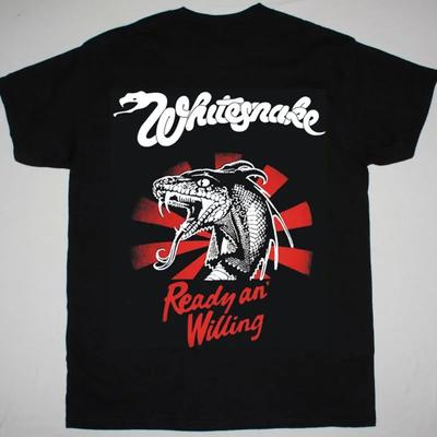 Whitesnake Ready An Willing Tričko Unisex Bavlněné Tričko S-5XL
