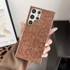 Compatible Samsung S25 Ultra Electroplated Leopard Print Phone Case, Drop-Proof for S24/S24 Ultra/S23 Ultra