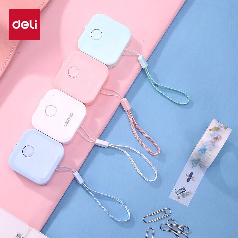 Deli Mini Retractable Tape Measure 1.5m