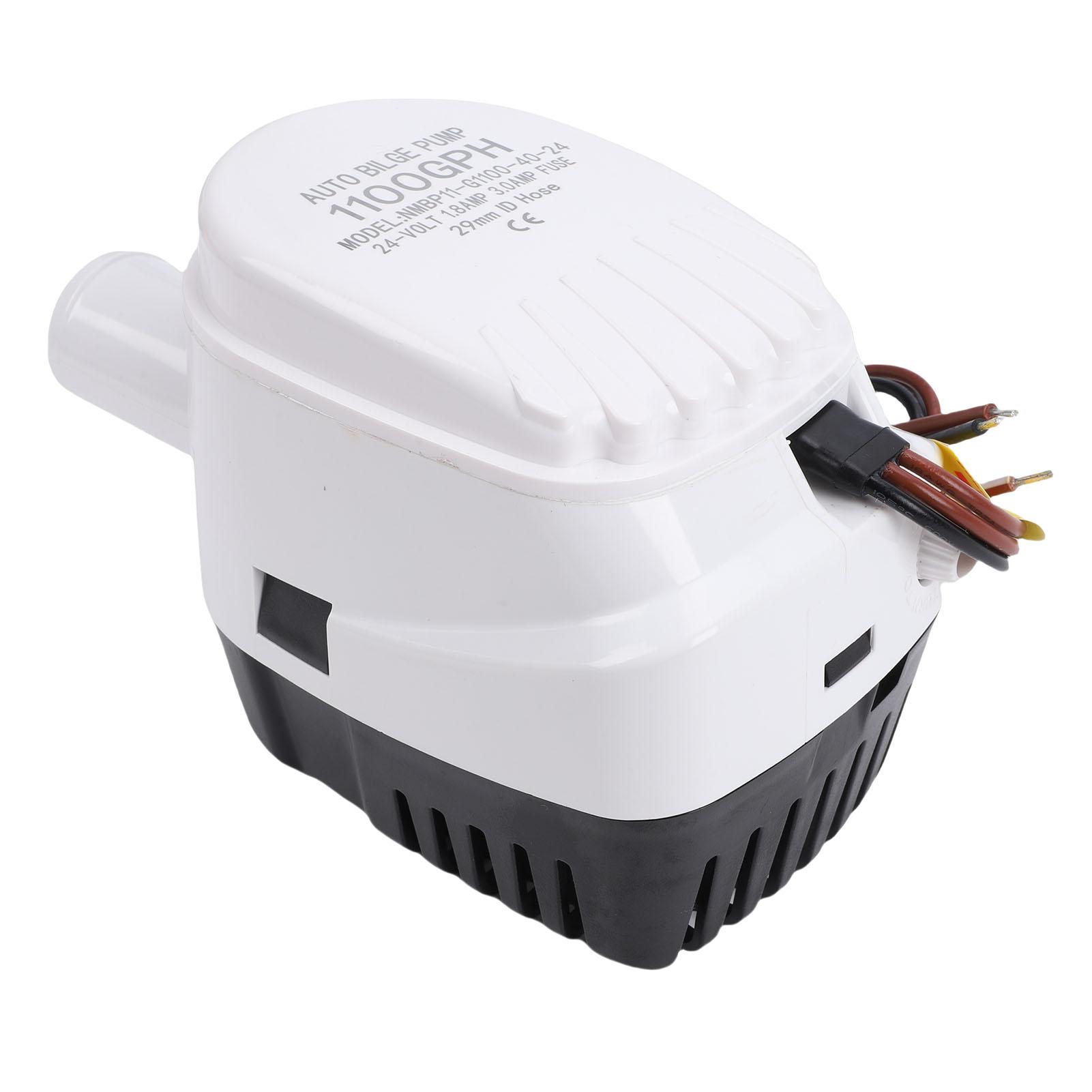 

Automatic Boat Bilge Pump 24V 1100GPH 1 1 8in Outlet Built in Float Switch for Marine Boat Yacht