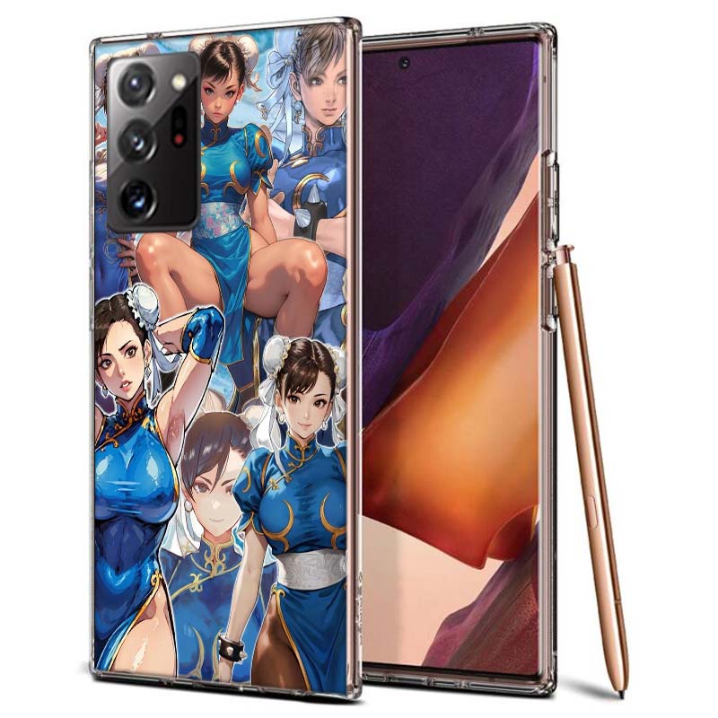 Game Anime Ch-Chun Li Phone Case for Samsung A55 A35 A25 A15 A07 A05S A16 A17 A26 A36 A37 A56 A57 Galaxy Note 20 10 A50S A71 A51