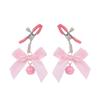 Sexy Bow Bell Adjustable Nipple Clamp Breast Bdsm Small Bell Adult Fetish Flirting Teasing Sex Toys For Couples