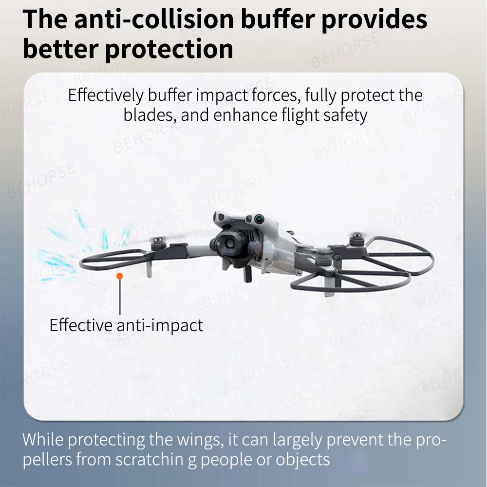 For Mini 5 Pro Anti-collision Ring with Height-increased Tripod Propeller Paddle Protector For DJI Mini 5 Pro Drone Accessories