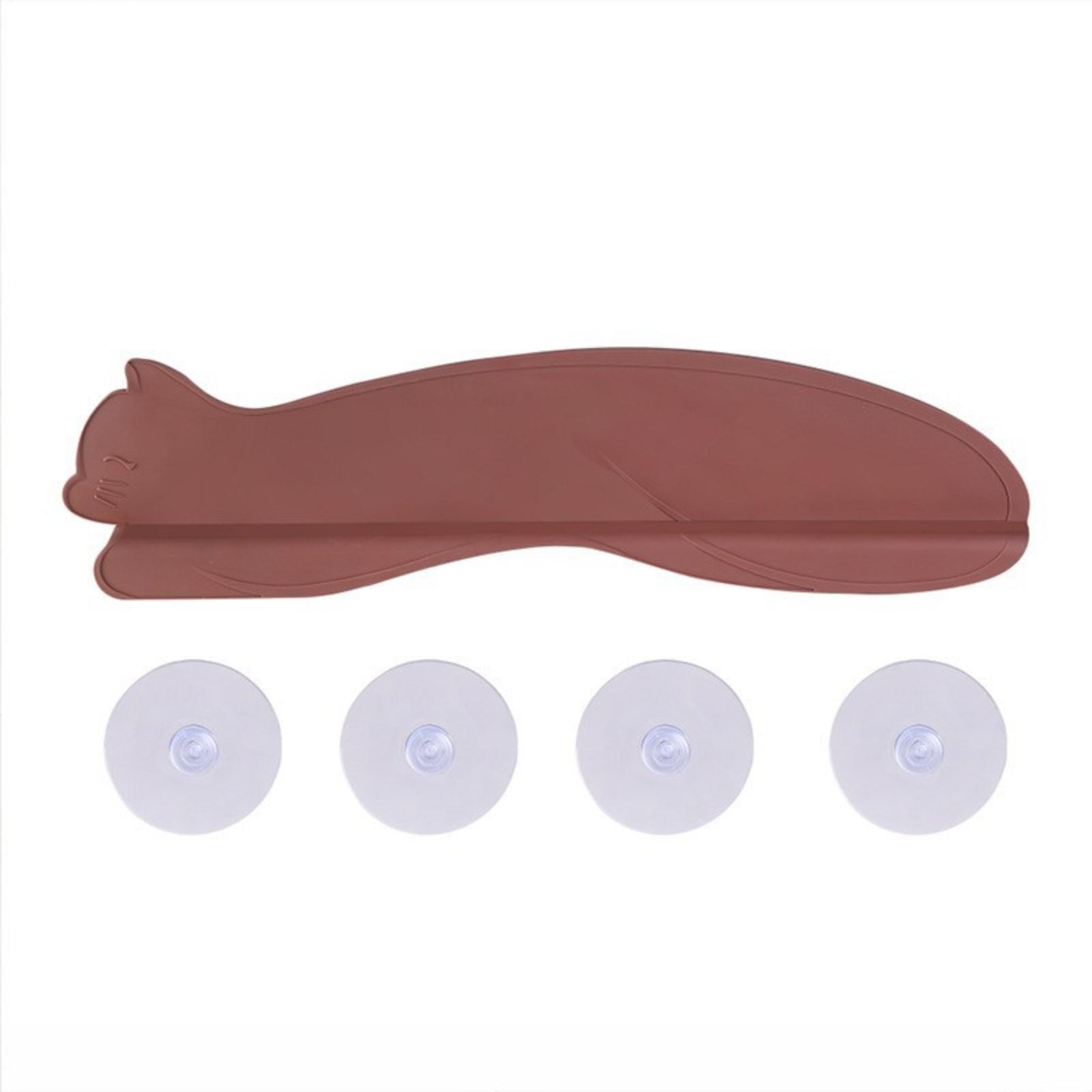 

Polars Bear Sink Baffle Kitchen Dishwashing Sink Splashs Guards Handwashing Countertop Suction Cup Grease Guards One Size коричневый