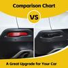 Smoked Black Rear Fog Light Lamp Guards Cover Trim For Jeep Cherokee 2014-2017