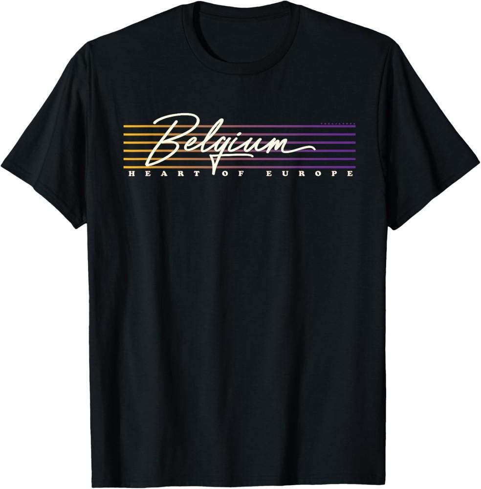 Retro Style Belgium T-Shirt Unisex T-Shirt S