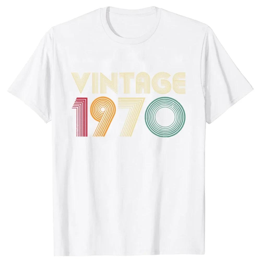 Graphic Birthday Gift Short Sleeved 54 Years Old Born in 1970 Shirt 54th Birthday Summer T-shirt Retro Vintage 1970 Tshirt 42853