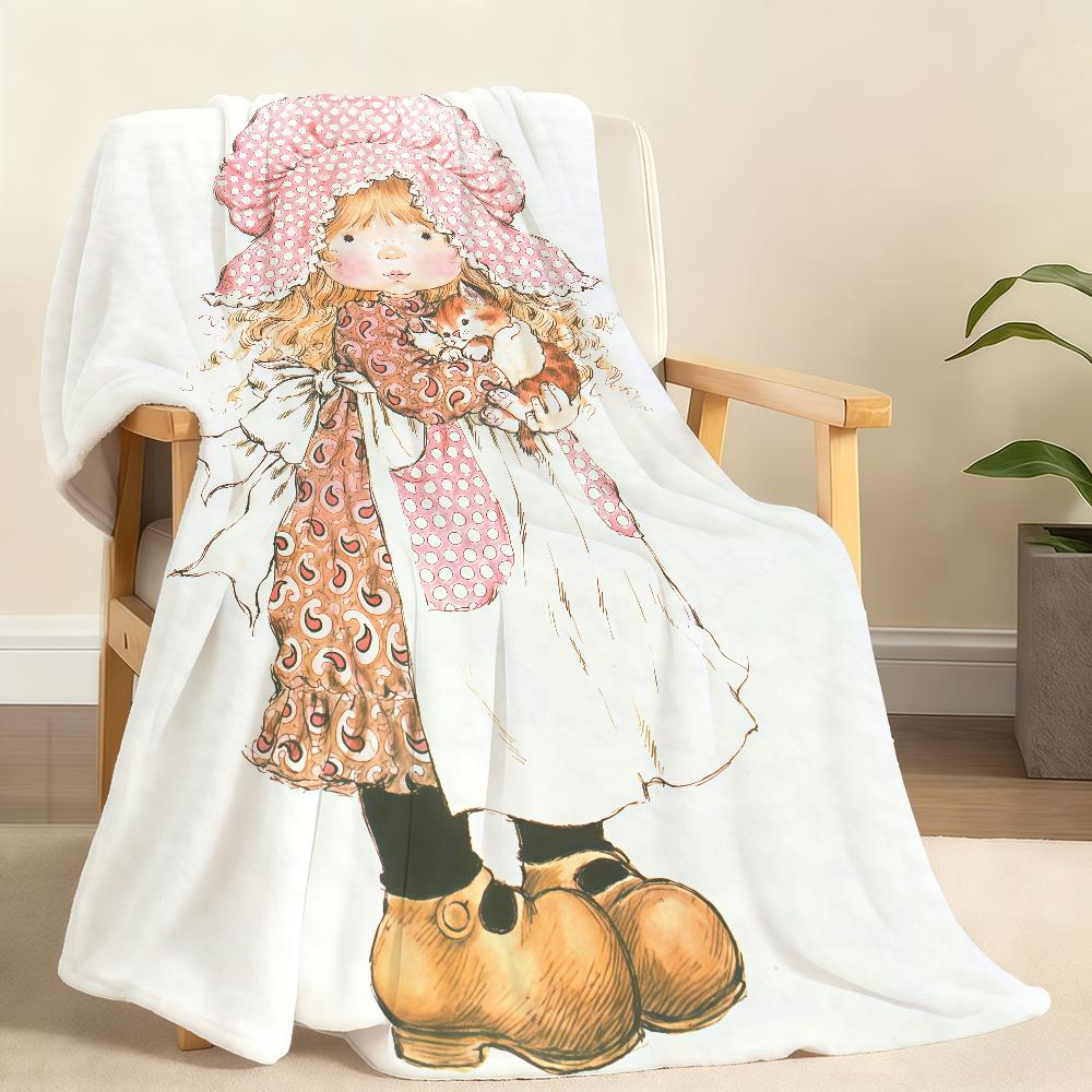 Cartoon S Sar Ah K Kay Blanket For Soft Throw Blanket for Picnic Bed Sofa Home Bedroom Cozy Warm Comfortable