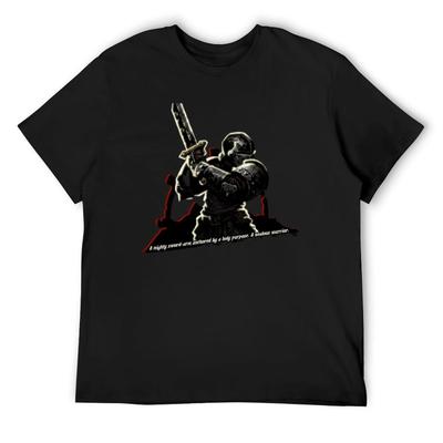Darkest Dungeon - The Crusader T-Shirt Customizeds Designer Shirts Quick-drying Designer T Shirt Men