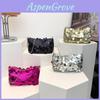 Stylish Korean Sequin Evening Bag For Women In Gold Silver Hot Pink And Black 2024