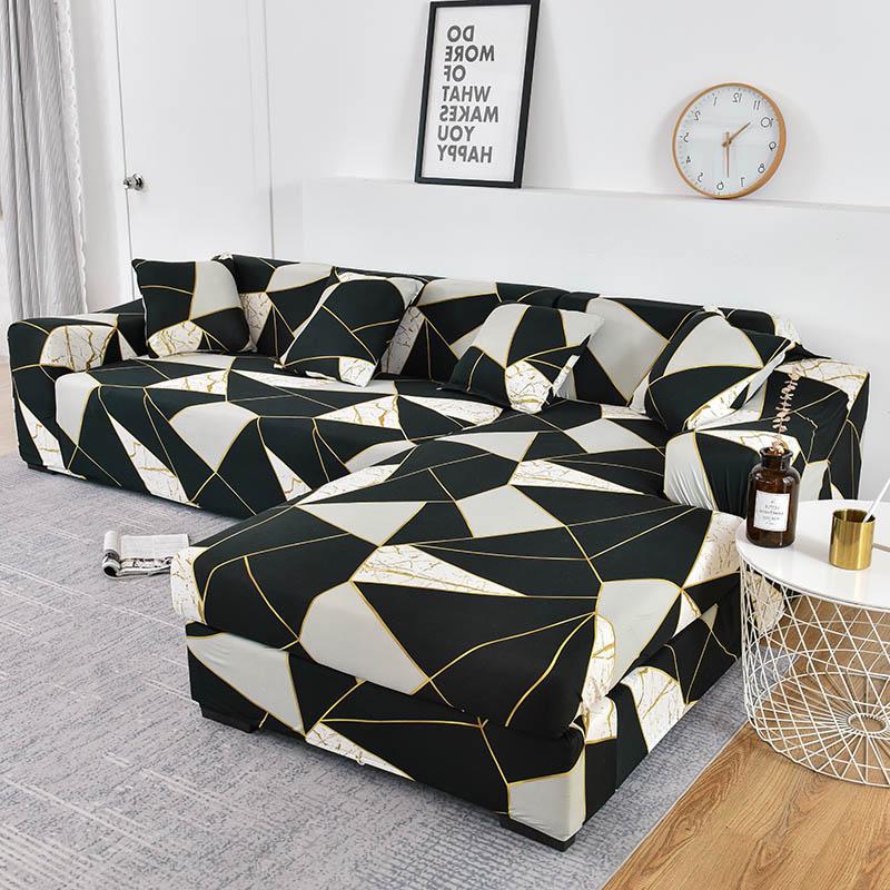 Please Order 2Pieces If Is L-shaped Corner Chaise Longue Sofa Cubre Sofa Elastic Couch Cover Stretch Sofa Covers for Living Room