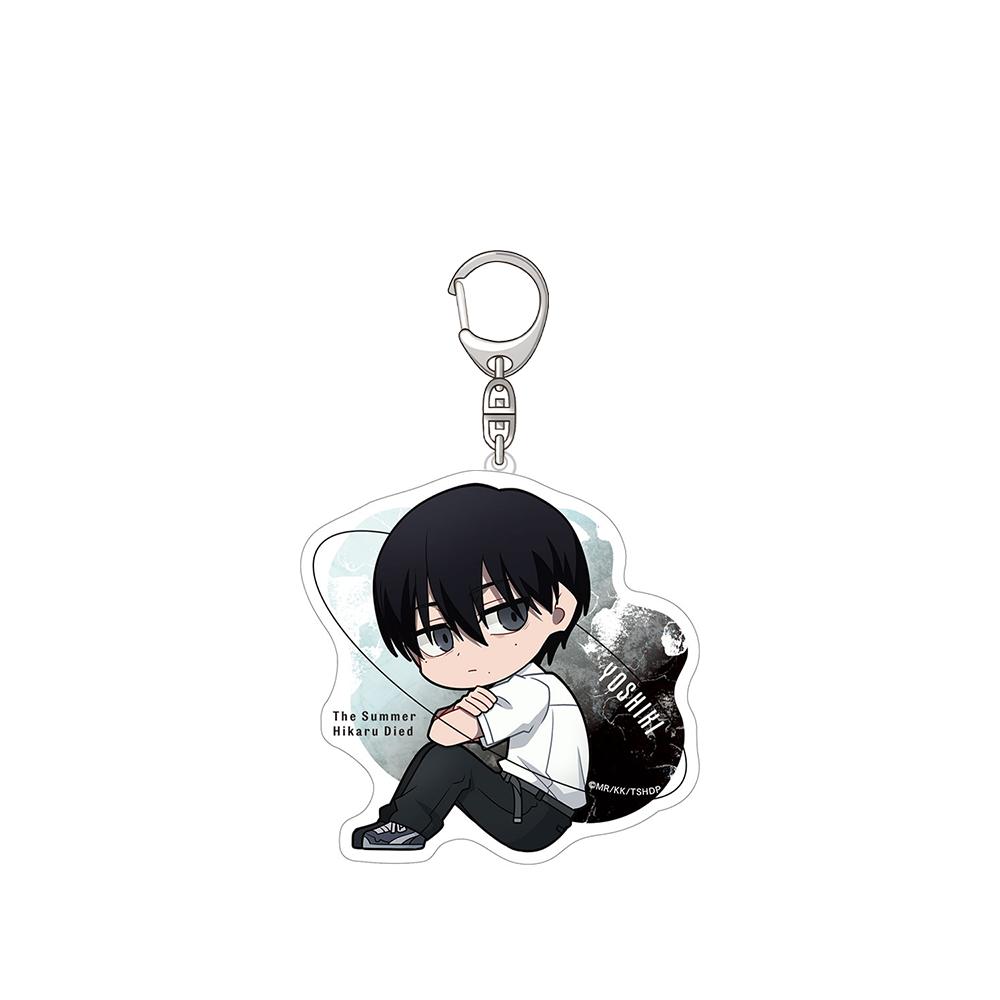 

The Summer Hikaru Died Hikaru Indo Yoshiki Tsujinaka kimono Chibi Cute version Official Acrylic Keychain Bag pendant anime goods 6 cm