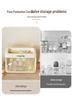 Folding Cabinet: Dustproof Baby Bottle & Weaning Food Storage with Draining Tableware Toolbox Shelf