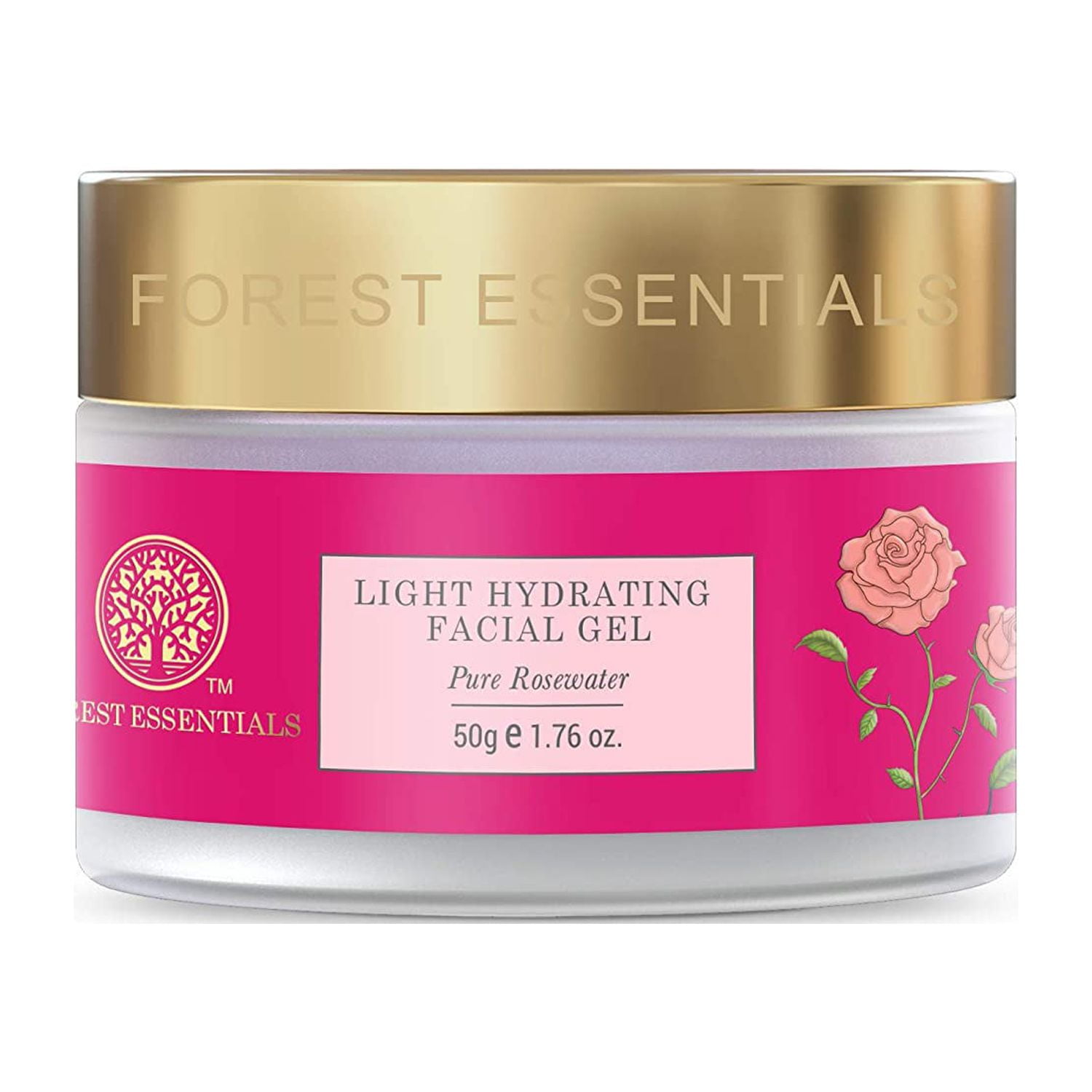 

Легкий увлажняющий гель для лица Forest Essentials Pure Rosewater -50 г