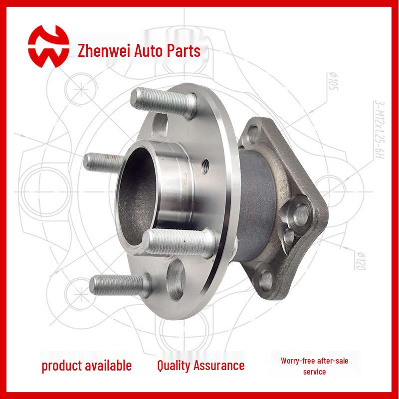 Wheel Hub & Bearing Assembly - Fits Ford/Mazda 2 Rear