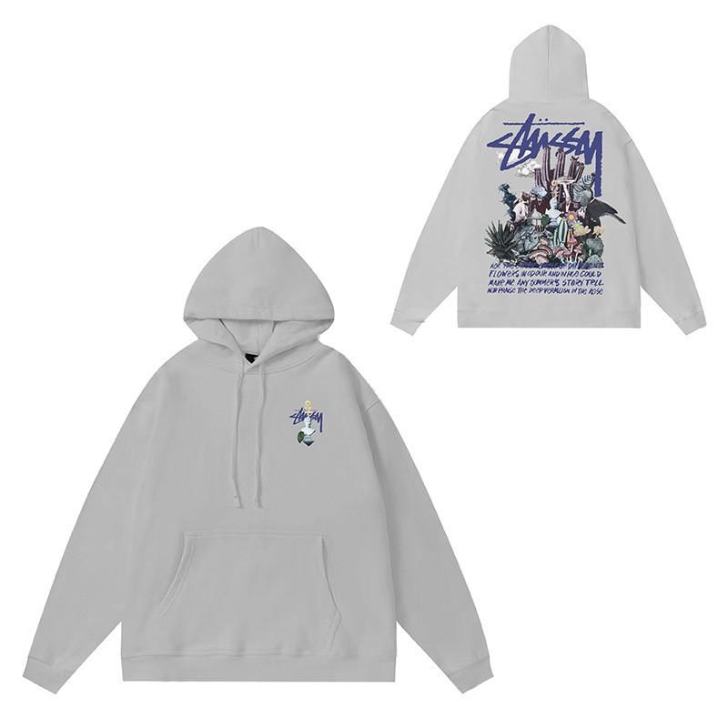 Mens Oversized Hooded Sweatshirt With Letter Print Heavyweight Cotton Winter Streetwear Style