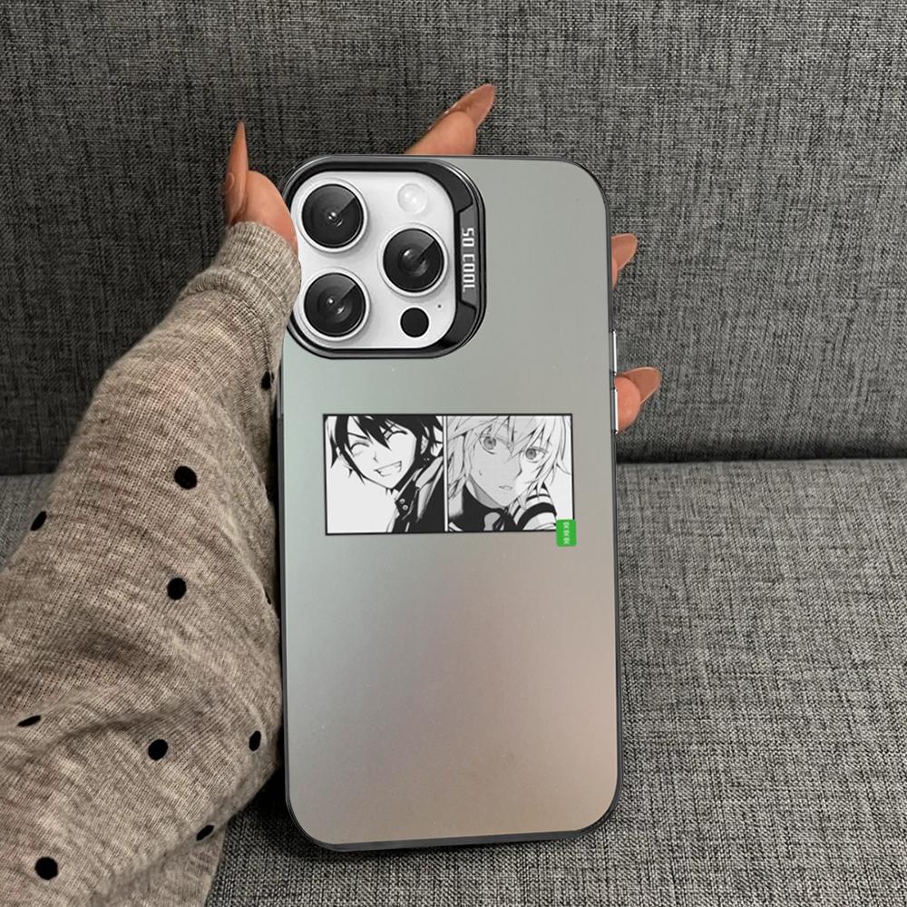 Anime Seraph of the end Yuichiro Hyakuya Phone Case For iPhone16 15 14 13 12 11 Pro Max X XR 8 7Plus Matte Shockproof Back Cover