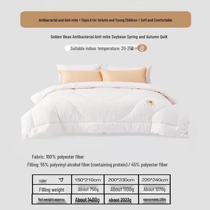 Mercury Home Textiles All-Season Soybean Fiber Comforter