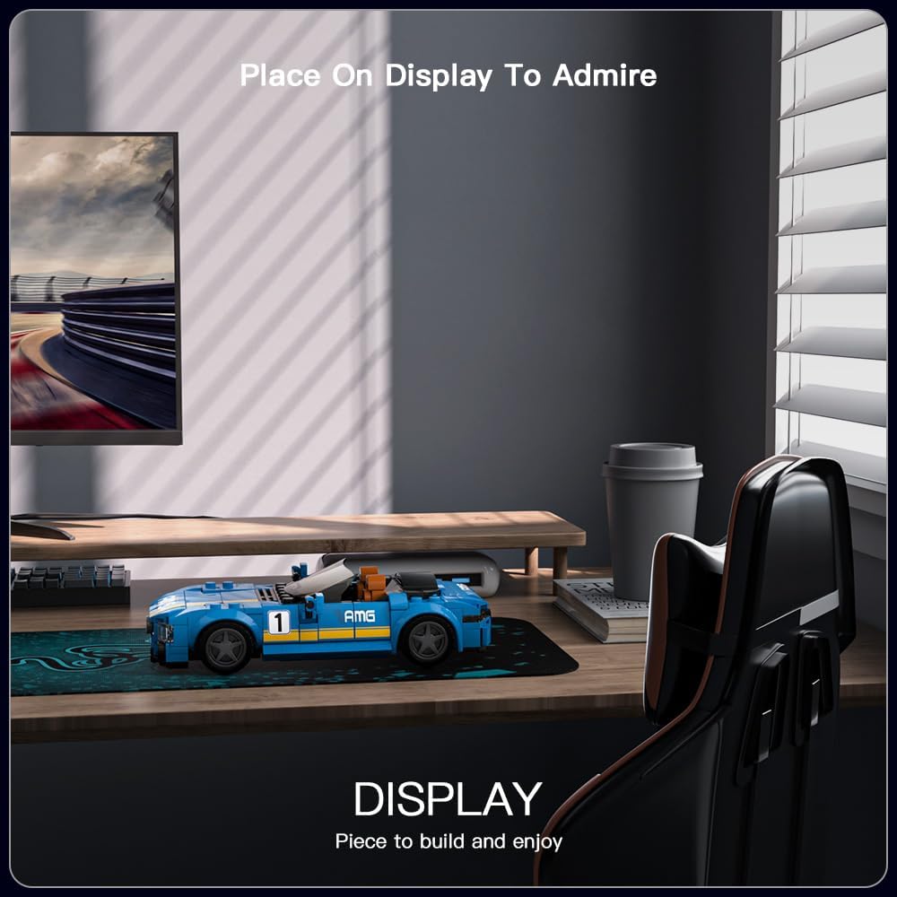 MOULD KING Speed Champion AMG GTC Supercar 27045 Stavebnice Hračka Sběratelský model Autoblok Dětský dárek 8+(336 kusů)