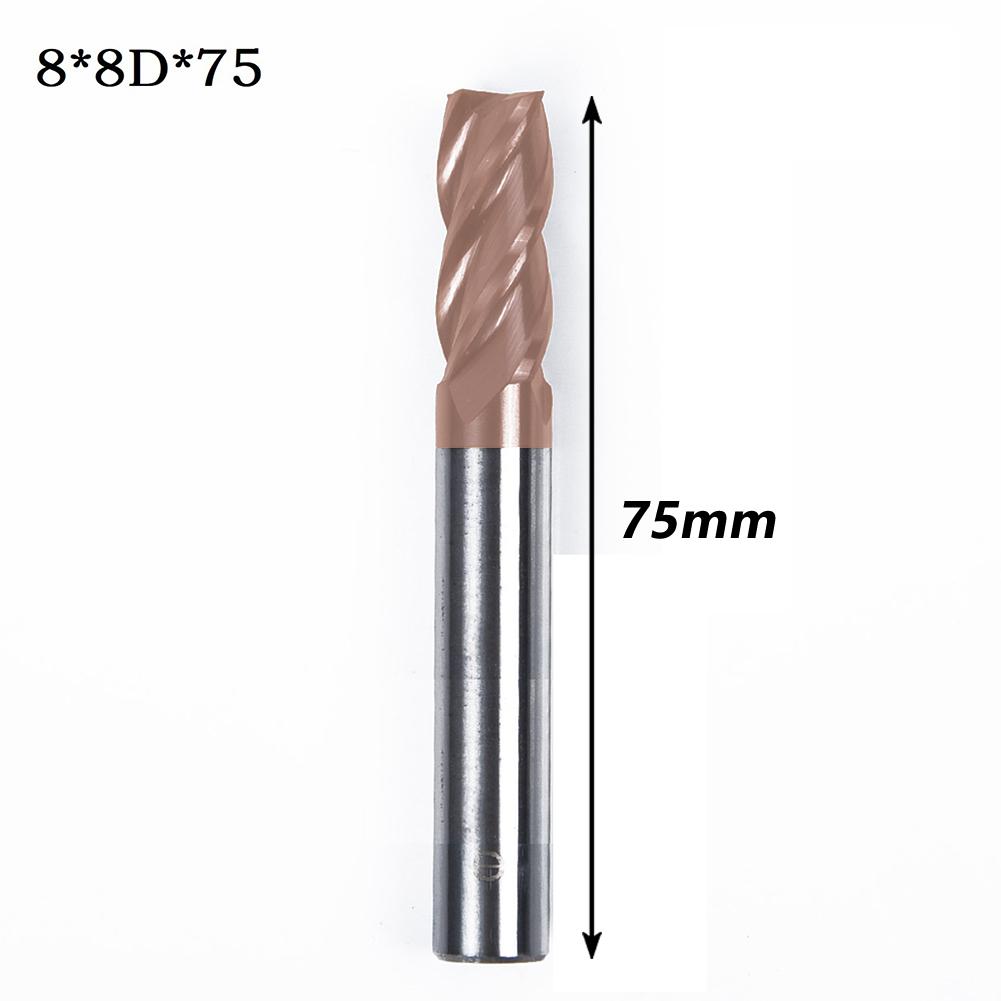 Round Handle Milling Cutter 1-16mm 4 Flutes Carbide
