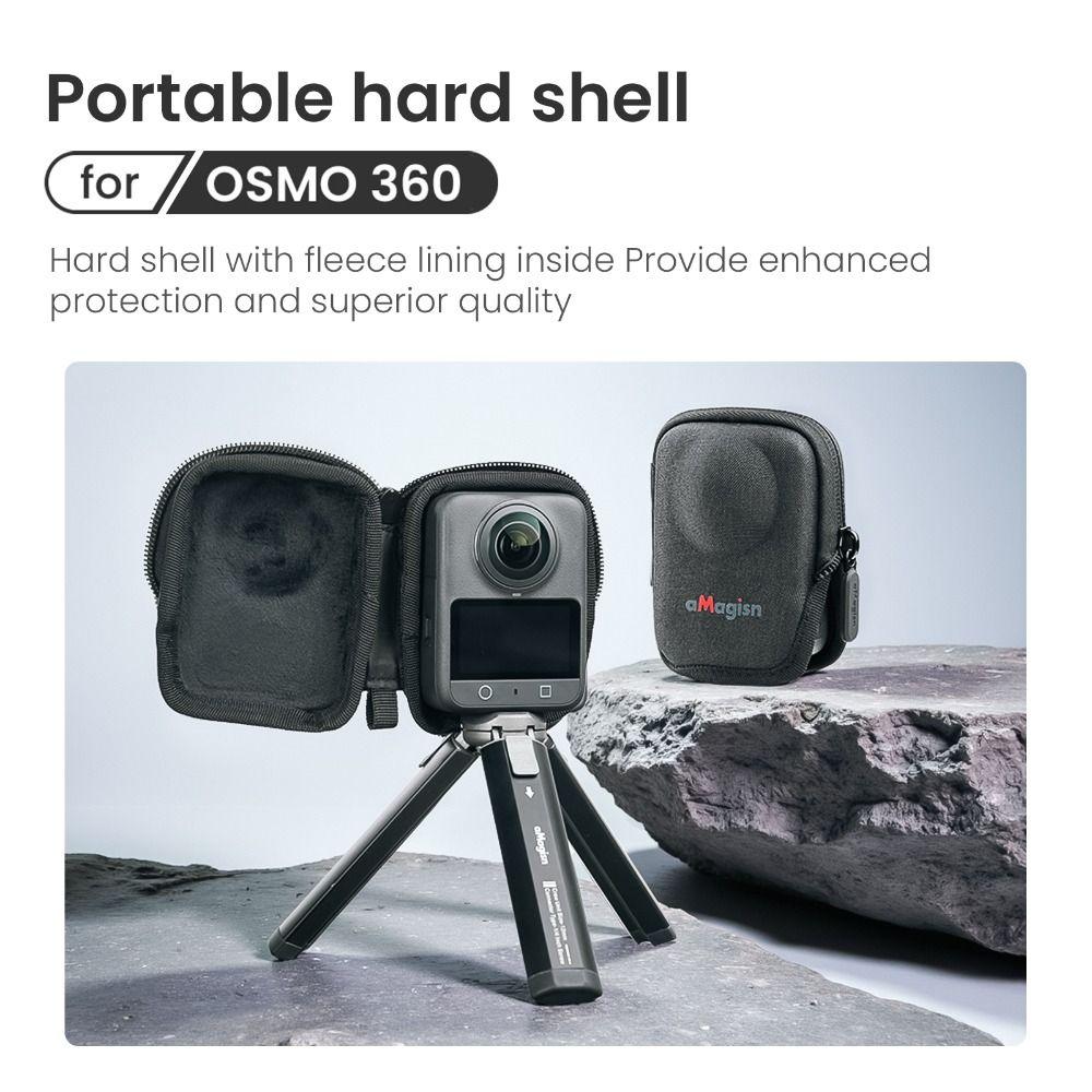 Protective Camera Body Case with Bottom Opening EVA Organizer Case Shockproof Lightweight Carrying Case for DJI Osmo 360