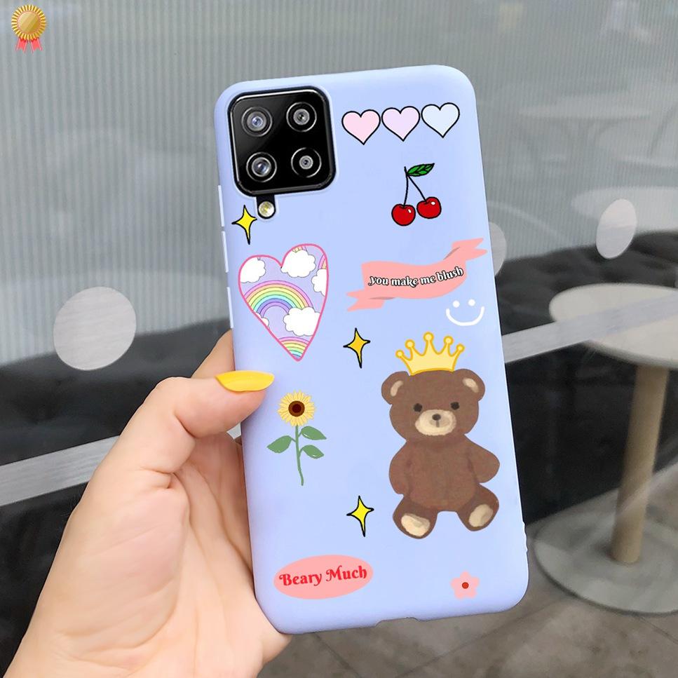 Für Samsung Galaxy A12 A42 Hülle Niedliche Cartoon Weiche Silikon Stoßstange Abdeckung Für SamsungA12 Funda Samsung A12 A42 A 12 42 Handyhülle
