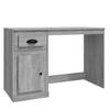 VidaXL Bureau avec tiroir sonoma gris 115x50x75 cm bois d'ingénierie 816478