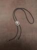 1pc Retro Vintage Copper/Silver Unisex Bolo Tie Necklace, Fashion Personalized Accessory Suitable For Daily Wear, Gift