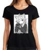 Cute Anime Girl Cat Ears Nekomimi Manga Japan Otaku Kawaii Women's T-Shirt