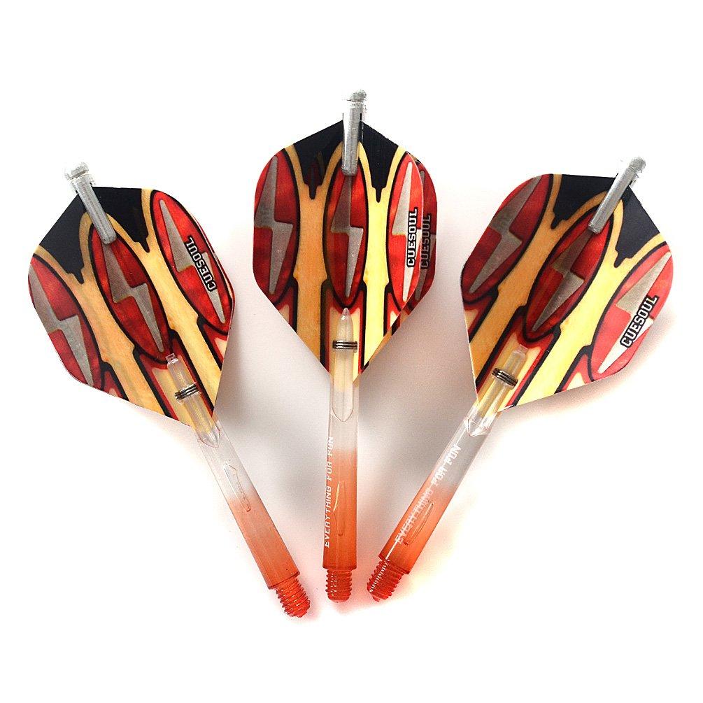 Cuesoul Tungsten Soft Tip Darts Set, 20g, 95% Tungsten, with Case