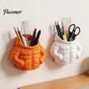 Stationery Holder Magnetic Puffer Jacket Pen Holder, Cute Desk Organizer for Office, Pencil Cup Novelty Pens Pencils Markers Small Item Storage Office